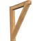 Ekena Millwork Traditional Arts & Crafts Rough Sawn Outlooker, Western Red Cedar, 6"W x 36"D x 40"H OUT06X36X40TRA03RWR - alternate 1